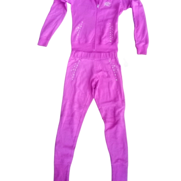Rocawear Girl's Size Small 2 piece Jacket & Pant Zip-Up Active wear Set - Picture 13 of 15